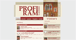 Desktop Screenshot of profiram.cz